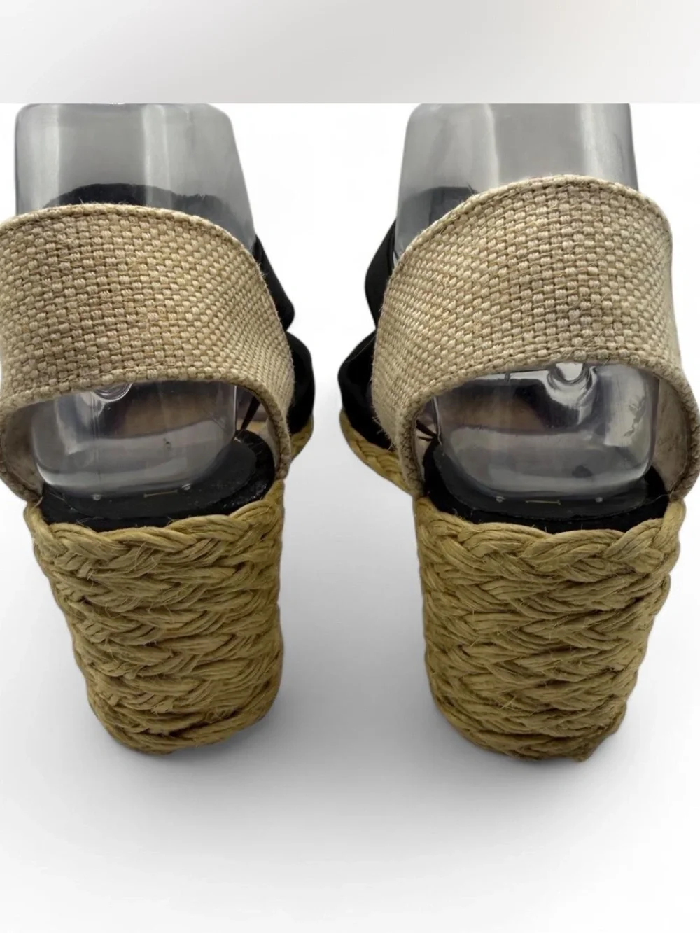 Lauren Ralph Lauren Women’s Black espadrille Wedge Sandals